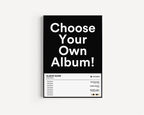 Choose Your Own Album Poster!